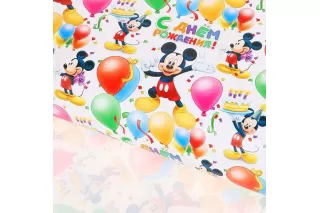 Бумага упаковочная Микки Маус Бумага упаковочная Микки Маус