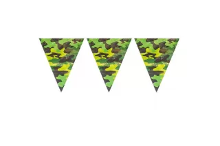 Гирлянда-флажки «Камуфляж»  Гирлянда-флажки «Камуфляж»