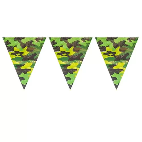 Гирлянда-флажки «Камуфляж» Гирлянда-флажки «Камуфляж»
