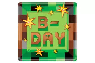 Тарелки TNT Minecraft 23 см (8 шт.) Тарелки TNT Minecraft 23 см (8 шт.)