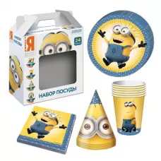 Набор для праздника «Миньоны», 24 предмета  Набор для праздника «Миньоны», 24 предмета
