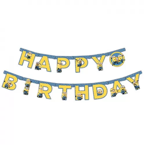 Гирлянда-буквы «Миньоны»  Гирлянда-буквы «Миньоны»