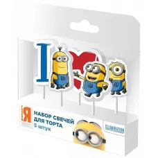 Свечи Миньоны на палочках Свечи Миньоны на палочках