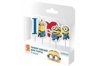 Свечи Миньоны на палочках Свечи Миньоны на палочках