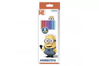Фломастеры «Миньоны» (6 шт.) Фломастеры «Миньоны» (6 шт.)