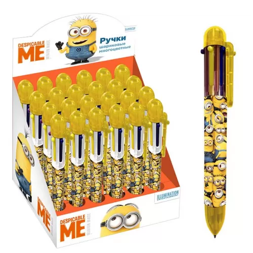 Ручка «Миньоны» 6 цветов
