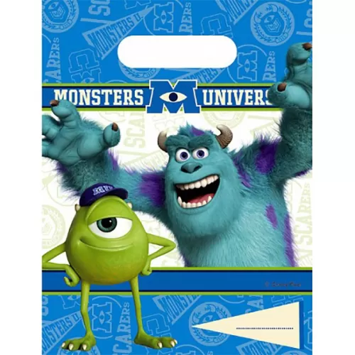 Пакеты подарочные «Университет Монстров» (6 шт.)