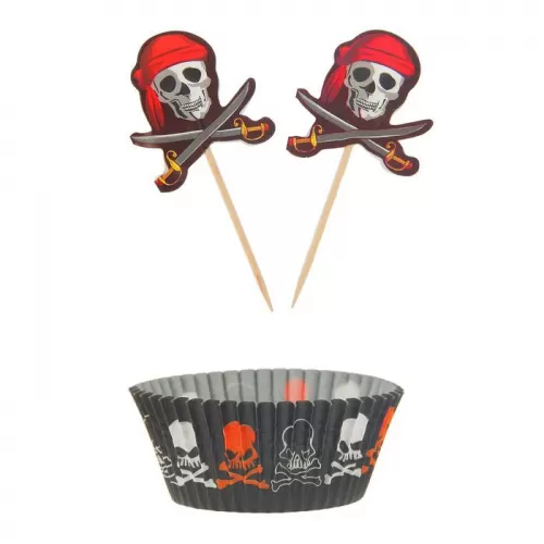 Формы и пики для кексов «Пират»