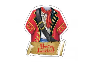 Приглашение Сокровища пиратов (8 шт.) Приглашение Сокровища пиратов (8 шт.)