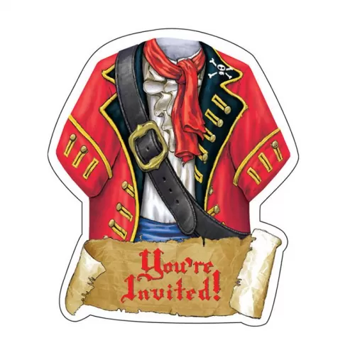 Приглашение "Сокровища пиратов" (8 шт.) Приглашение "Сокровища пиратов" (8 шт.)