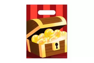 Пакеты подарочные Сундук пирата (6 шт.) Пакеты подарочные Сундук пирата (6 шт.)