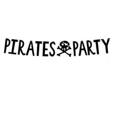 Гирлянда-буквы Pirates Party Гирлянда-буквы Pirates Party