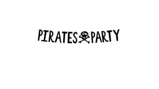Гирлянда-буквы Pirates Party Гирлянда-буквы Pirates Party