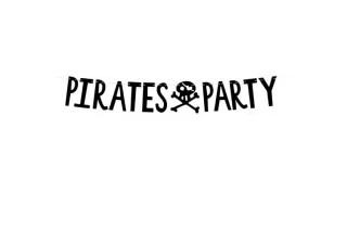 Гирлянда-буквы Pirates Party Гирлянда-буквы Pirates Party