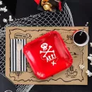 Тарелки Пираты красные бумажные одноразовые (6 шт.) Тарелки Пираты красные бумажные одноразовые (6 шт.)