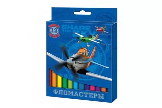 Фломастеры «Самолеты» (12 цветов) Фломастеры «Самолеты» (12 цветов)