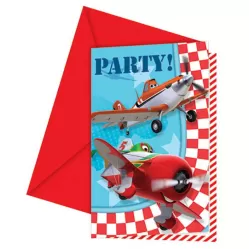 Приглашение «Самолеты» (6 шт.) Приглашение «Самолеты» (6 шт.)