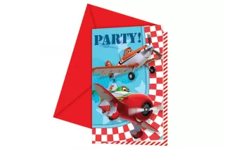 Приглашение «Самолеты» (6 шт.) Приглашение «Самолеты» (6 шт.)