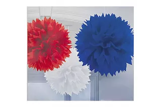 Шар пушистый Триколор 40 см (3 шт.) Шар пушистый Триколор 40 см (3 шт.)