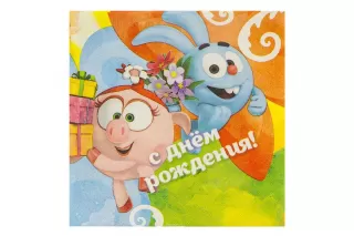 Салфетки «Смешарики» (16 шт.)