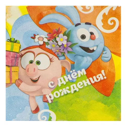 Салфетки «Смешарики» (16 шт.)