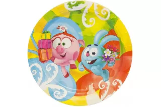 Тарелки Смешарики, 17 см (8 шт.)