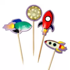 Топперы Космос (12 шт.) Топперы Космос (12 шт.)