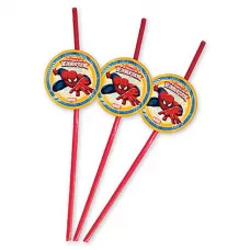 Трубочки Человек-Паук (6 шт.) Трубочки Человек-Паук (6 шт.)