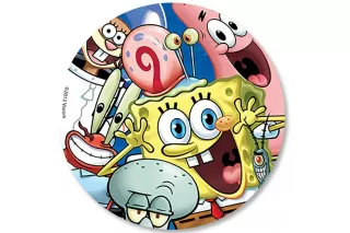 Тарелки Губка Боб 17 см (8 шт.) Тарелки Губка Боб 17 см (8 шт.)