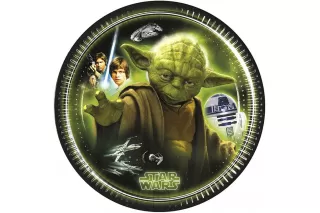 Тарелки Звездные войны Йодо (8 шт.) Тарелки Звездные войны Йодо (8 шт.)