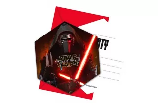 Приглашение Звездные войны (6 шт.) Приглашение Звездные войны (6 шт.)