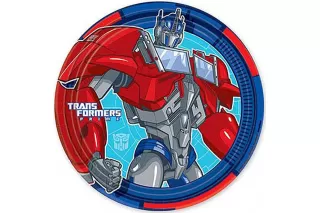 Тарелки Трансформеры Оптимус Прайм (8 шт.) Тарелки Трансформеры Оптимус Прайм (8 шт.)