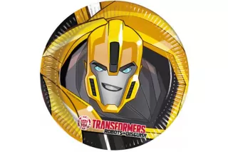 Тарелки Трансформеры Бамблби (8 шт.) Тарелки Трансформеры Бамблби (8 шт.)