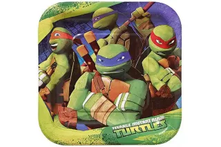 Тарелки Черепашки-Ниндзя (8 шт.)