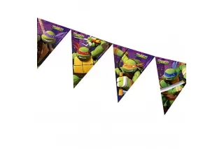 Гирлянда-флажки «Черепашки-Ниндзя»