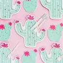 Тарелки Кактус бумажные одноразовые (6 шт.) Тарелки Кактус бумажные одноразовые (6 шт.)