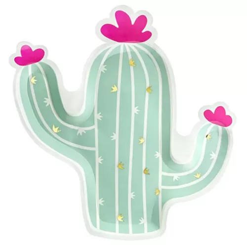 Тарелки Кактус бумажные одноразовые (6 шт.) Тарелки Кактус бумажные одноразовые (6 шт.)