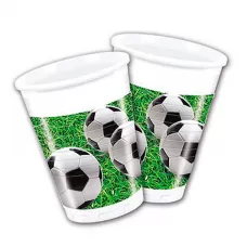 Стаканы Футбол зеленый (8 шт.)