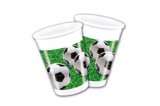 Стаканы Футбол зеленый (8 шт.) Стаканы Футбол зеленый (8 шт.)