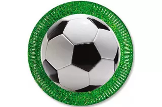 Тарелки Футбол зеленые (8 шт.) Тарелки Футбол зеленые (8 шт.)