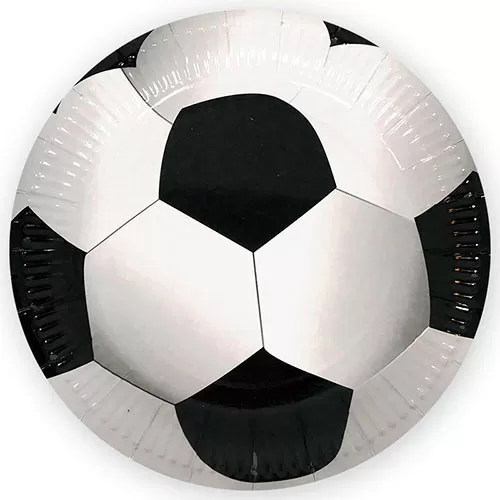 Тарелки одноразовые Футбол 23 см (6 шт.) Тарелки одноразовые Футбол 23 см (6 шт.)