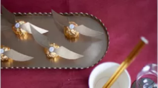 Как сделать снитчи Гарри Поттера?