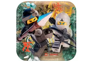 Тарелки Лего Ниндзяго 17 см (8 шт.)
