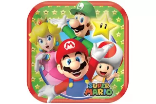 Тарелки Супер Марио (8 шт.)