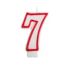 Свеча-цифра 7