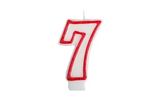 Свеча-цифра 7 Свеча-цифра 7