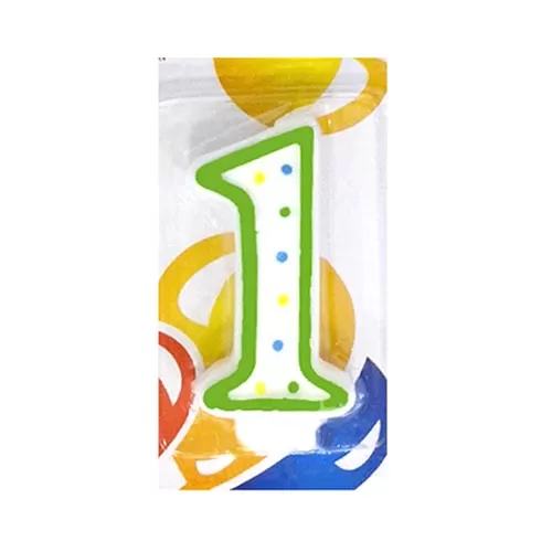 Свеча Цифра 1 Классика