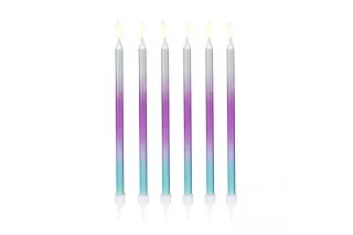 Свечи сиреневые Градиент (6 шт.) Свечи сиреневые Градиент (6 шт.)
