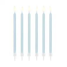 Свечи голубые высокие (12 шт.) Свечи голубые высокие (12 шт.)