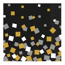 Салфетки черные Голливуд (16 шт.) Салфетки черные Голливуд (16 шт.)